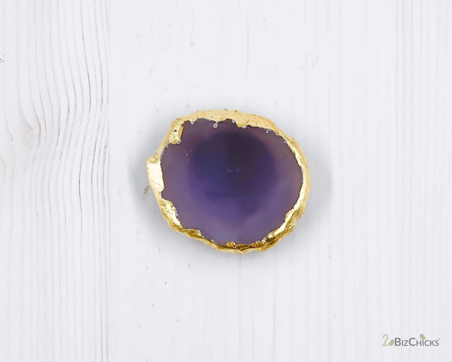 Gold Plated Agate Phone Grip-Morganite Gems