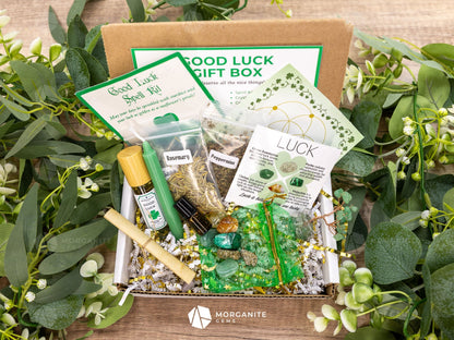 Good Luck Intention Gift Box-Morganite Gems