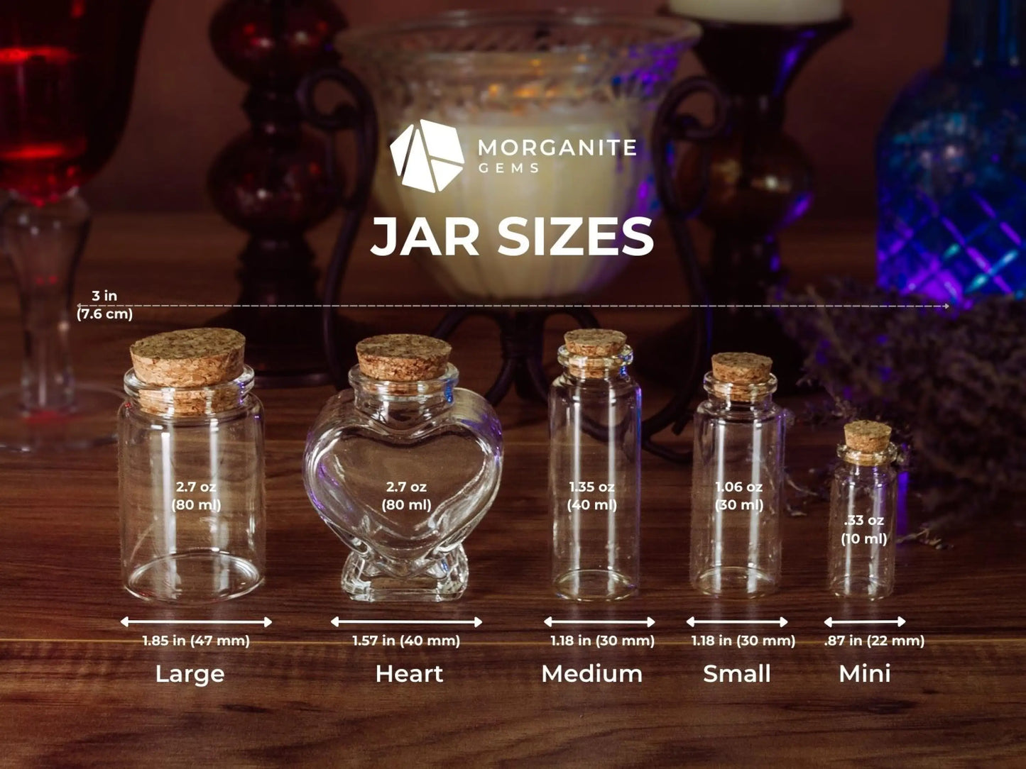 Good Luck Spell Jar Kit – DIY Good Luck Ritual Kit for Manifestation, Good Luck Magic-Morganite Gems
