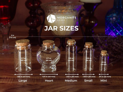 Good Luck Spell Jar Kit – DIY Good Luck Ritual Kit for Manifestation, Good Luck Magic-Morganite Gems