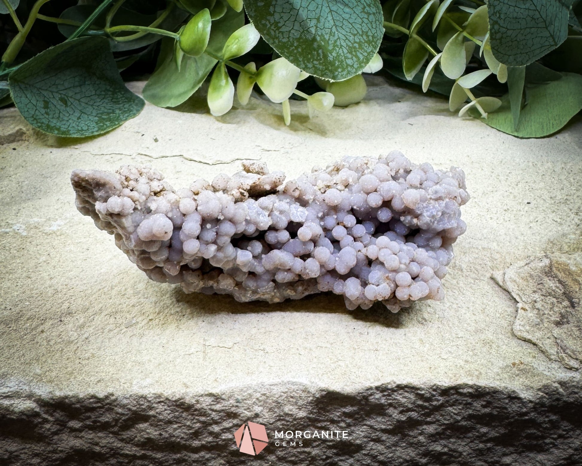 Grape Agate Cluster Specimen 126g – Natural Purple Botryoidal Chalcedony for Spiritual Healing & Display - Metaphysical