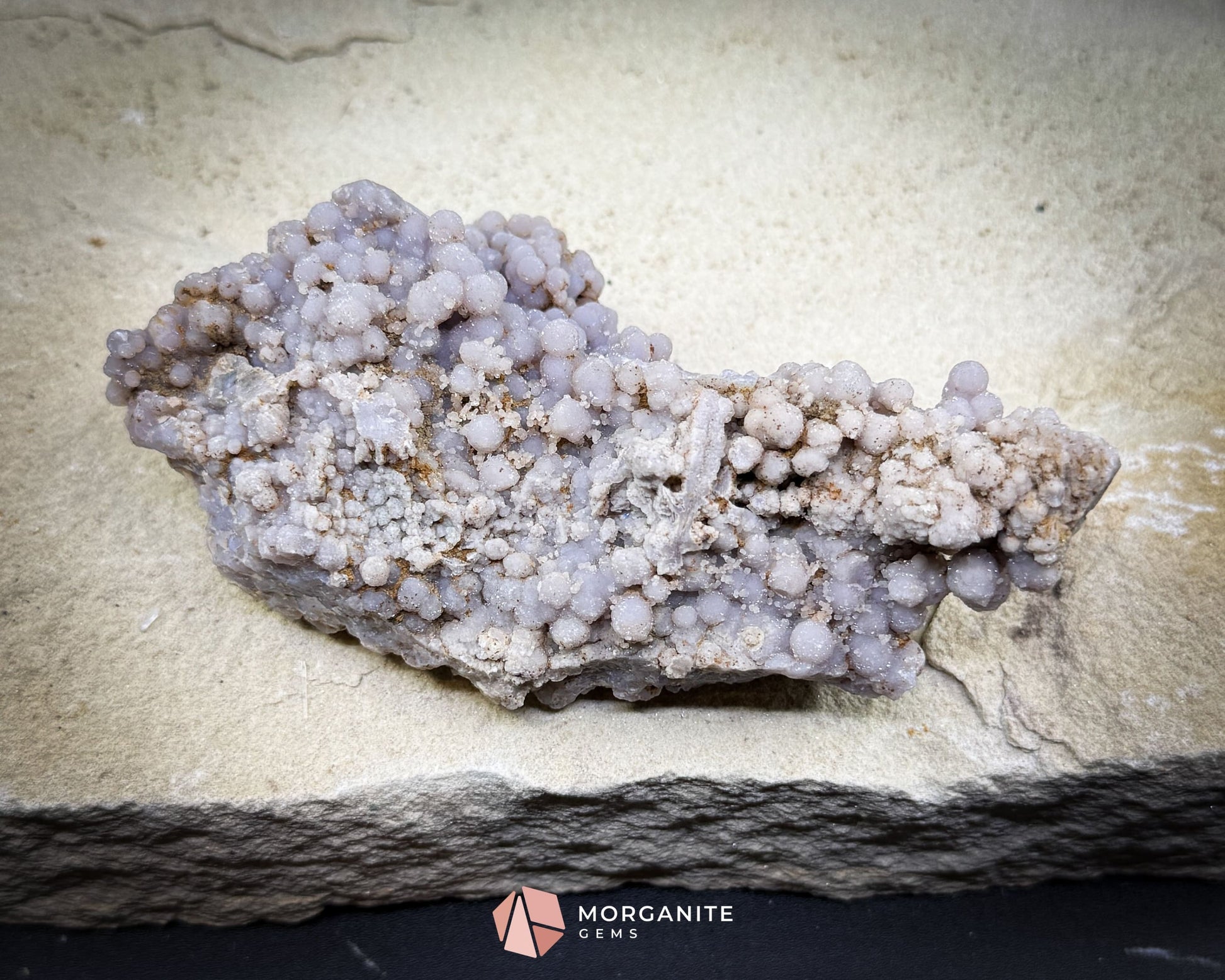 Grape Agate Cluster Specimen 126g – Natural Purple Botryoidal Chalcedony for Spiritual Healing & Display - Metaphysical