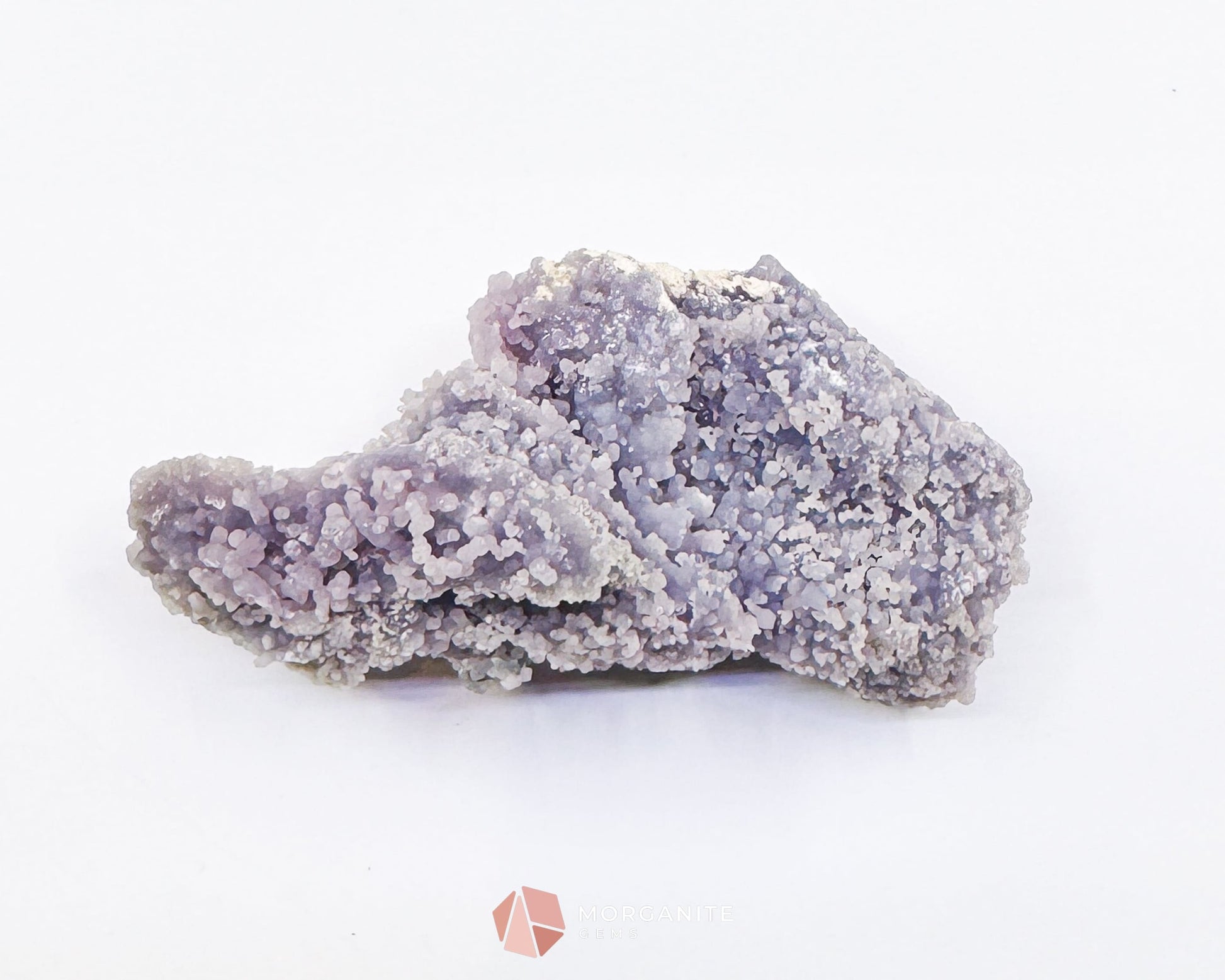 Grape Agate Cluster Specimen 128g – Natural Purple Botryoidal Chalcedony for Meditation & Healing Decor - Metaphysical