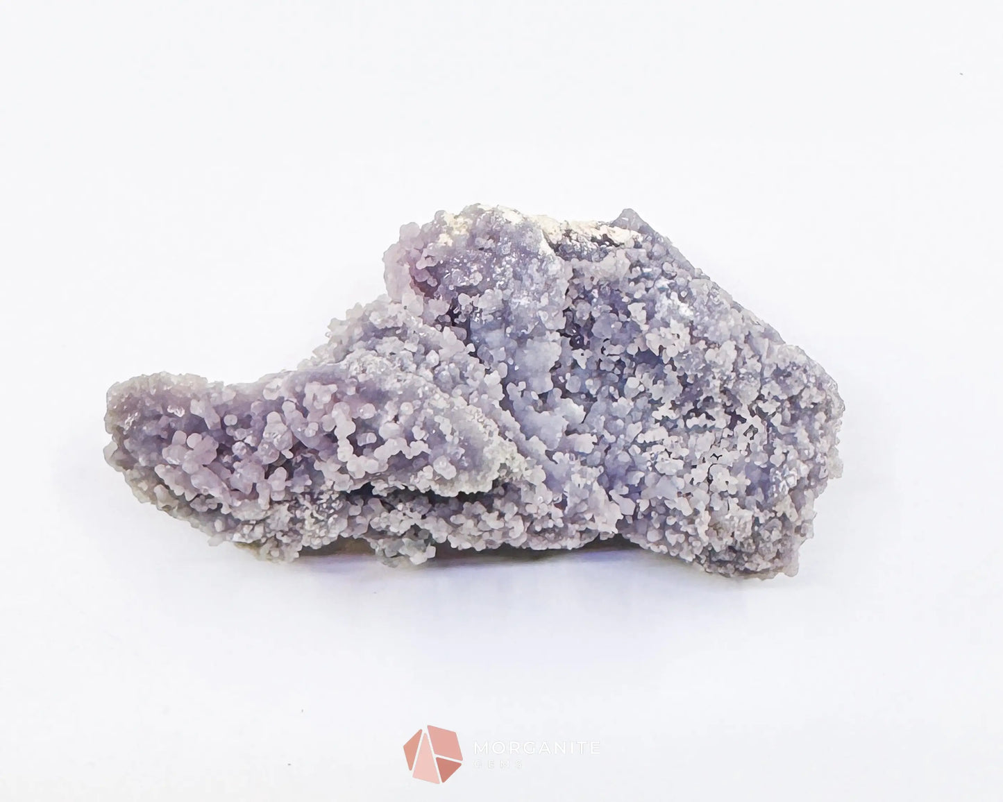 Grape Agate Cluster Specimen 128g – Natural Purple Botryoidal Chalcedony for Meditation & Healing Decor - Metaphysical