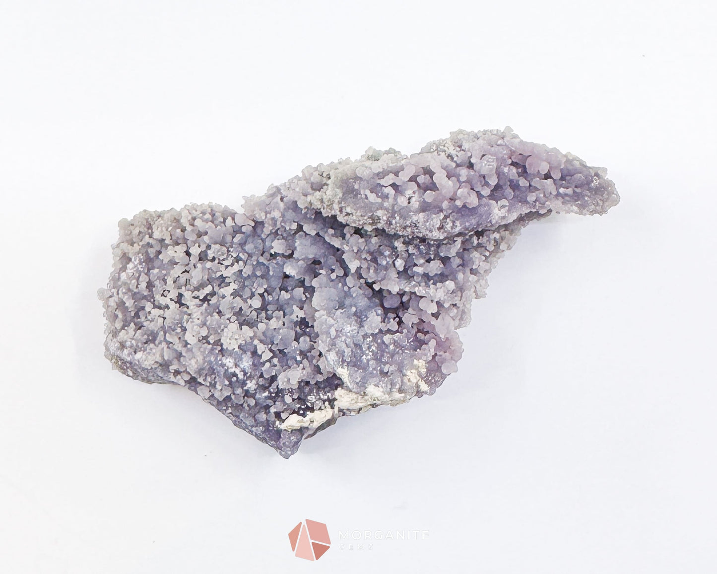 Grape Agate Cluster Specimen 128g – Natural Purple Botryoidal Chalcedony for Meditation & Healing Decor - Metaphysical