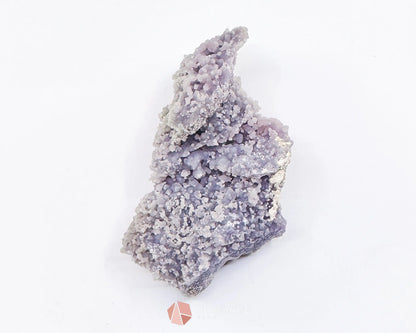 Grape Agate Cluster Specimen 128g – Natural Purple Botryoidal Chalcedony for Meditation & Healing Decor - Metaphysical