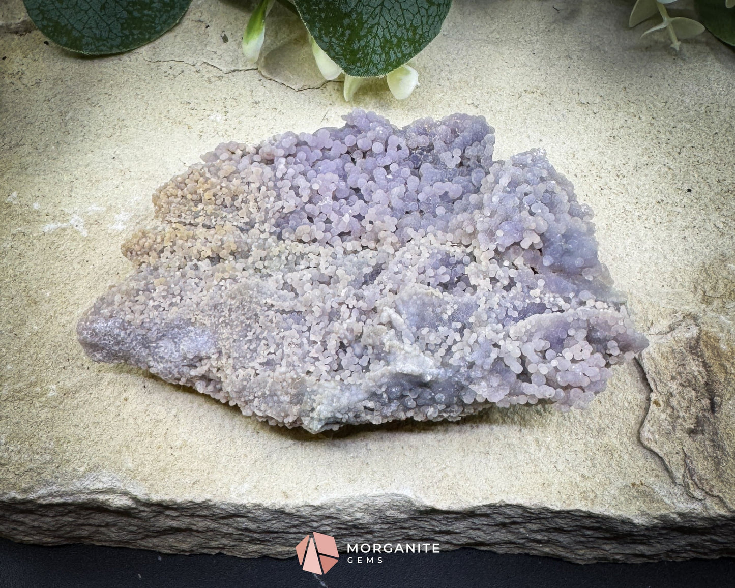 Grape Agate Cluster Specimen 190g – Purple Botryoidal Chalcedony for Meditation & Healing - Metaphysical Crystals