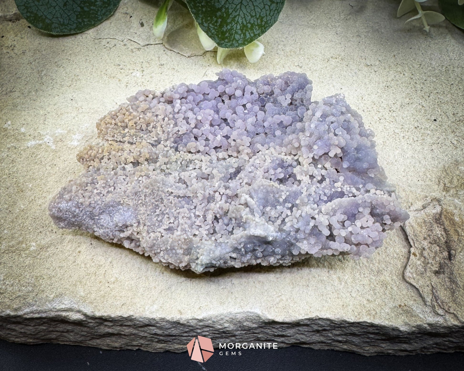 Grape Agate Cluster Specimen 190g – Purple Botryoidal Chalcedony for Meditation & Healing - Metaphysical Crystals