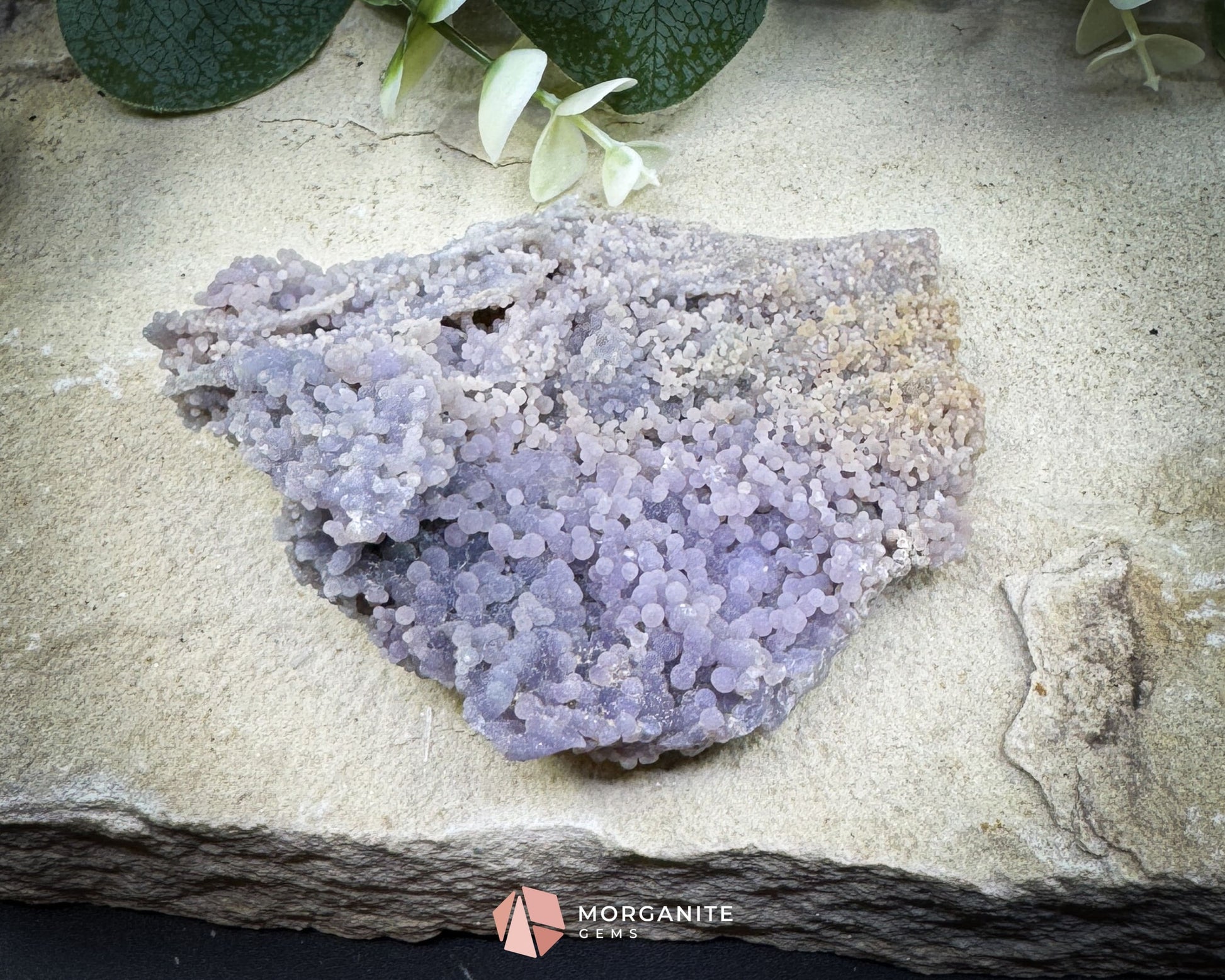 Grape Agate Cluster Specimen 190g – Purple Botryoidal Chalcedony for Meditation & Healing - Metaphysical Crystals