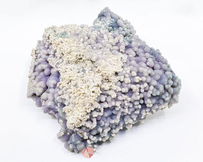 Grape Agate Cluster Specimen 374g – Large Purple Botryoidal Chalcedony for Meditation & Energy Work - Metaphysical