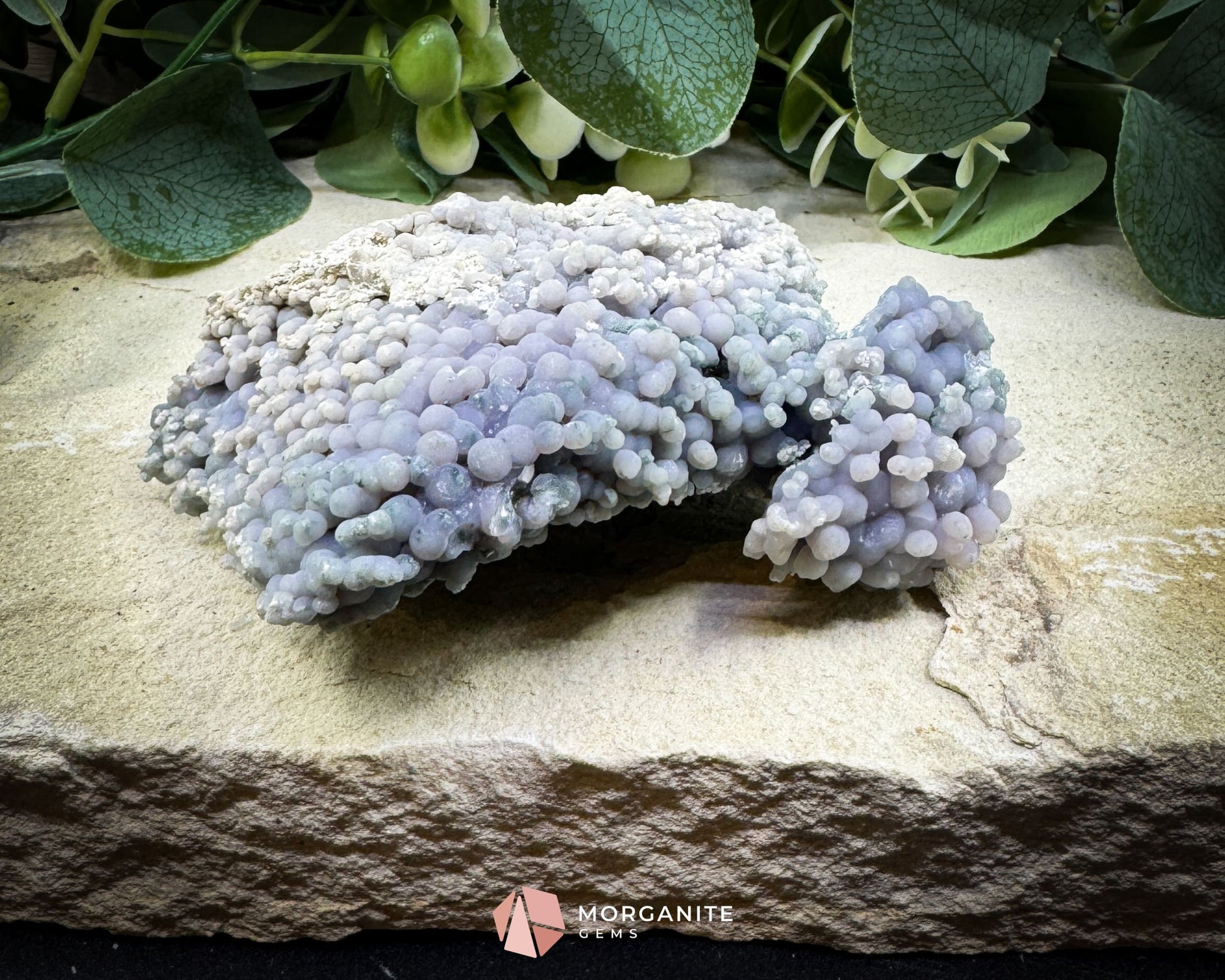 Grape Agate Cluster Specimen 374g – Large Purple Botryoidal Chalcedony for Meditation & Energy Work - Metaphysical