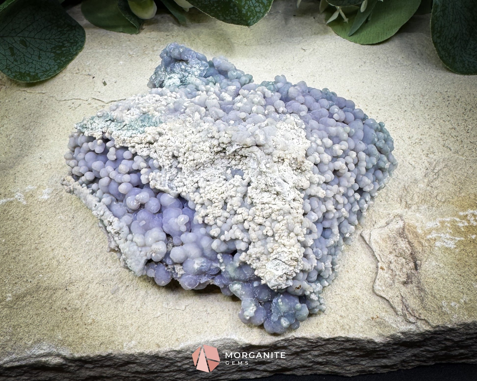 Grape Agate Cluster Specimen 374g – Large Purple Botryoidal Chalcedony for Meditation & Energy Work - Metaphysical