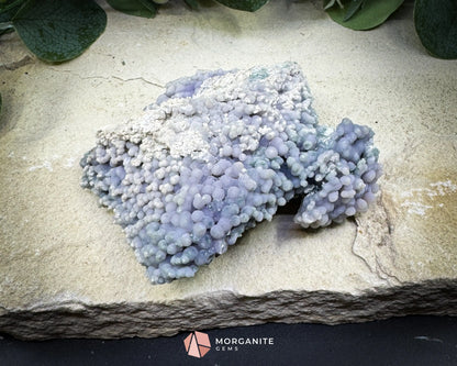 Grape Agate Cluster Specimen 374g – Large Purple Botryoidal Chalcedony for Meditation & Energy Work - Metaphysical