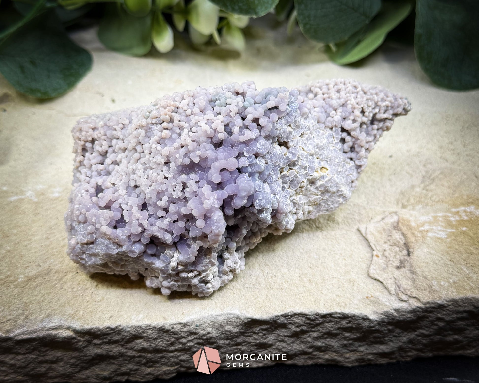 Grape Agate Cluster Specimen 490g – Large Purple Botryoidal Chalcedony for Healing Meditation & Display - Metaphysical