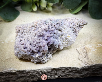 Grape Agate Cluster Specimen 490g – Large Purple Botryoidal Chalcedony for Healing Meditation & Display - Metaphysical
