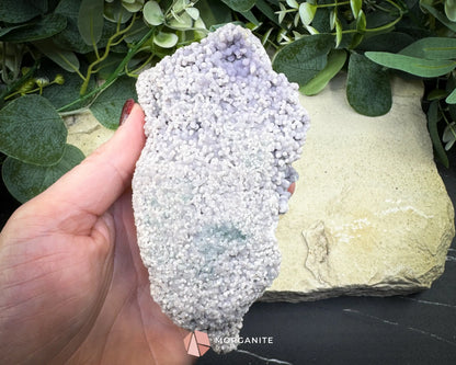 Grape Agate Cluster Specimen 490g – Large Purple Botryoidal Chalcedony for Healing Meditation & Display - Metaphysical