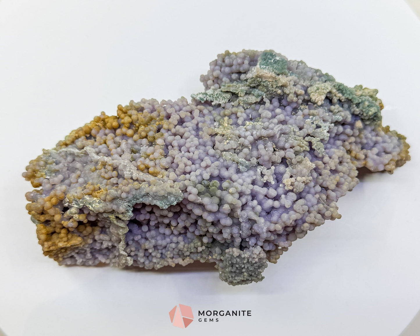 Grape Agate Cluster Specimen 506g – Large Purple Botryoidal Chalcedony for Healing Meditation & Display - Metaphysical