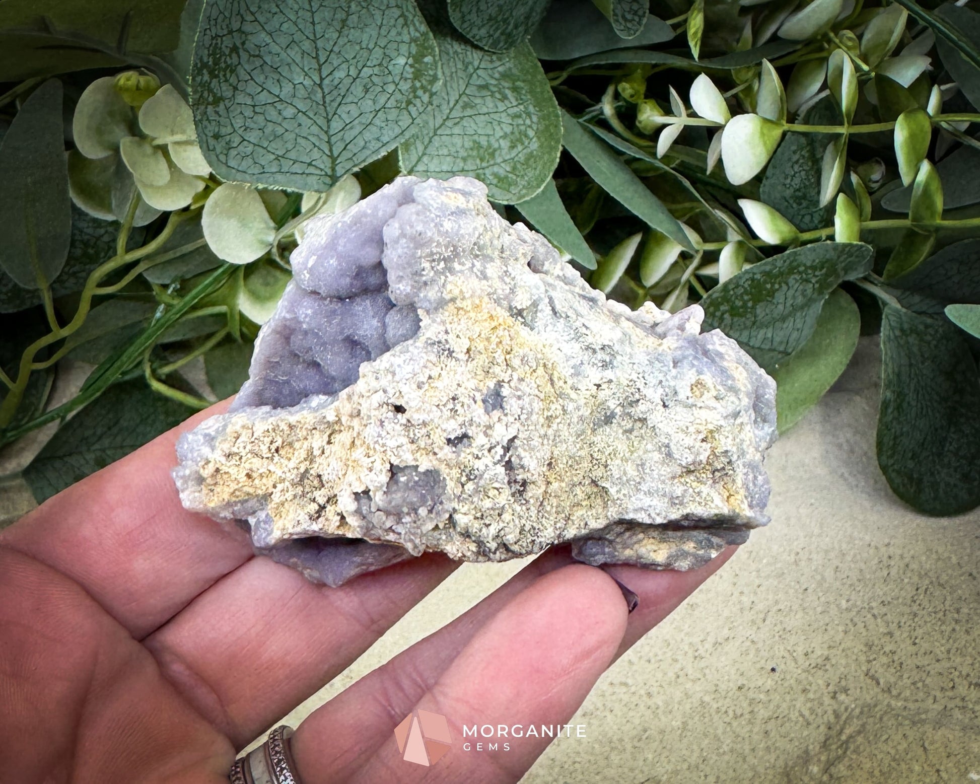 Grape Agate Cluster Specimen 74g – Small Purple Botryoidal Chalcedony for Meditation & Display - Metaphysical Crystals
