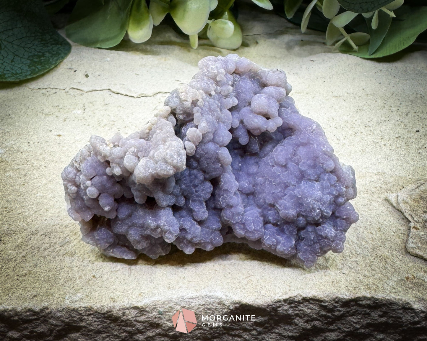 Grape Agate Cluster Specimen 74g – Small Purple Botryoidal Chalcedony for Meditation & Display - Metaphysical Crystals