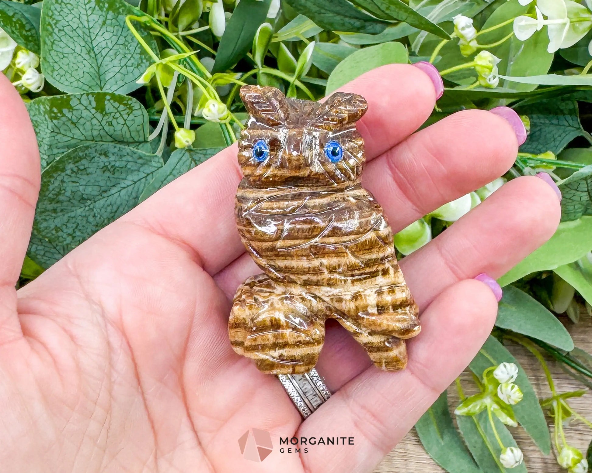 Hand-Carved Soapstone Owls (2”) – Unique & Symbolic Spirit Animal Figurines - Metaphysical Crystals