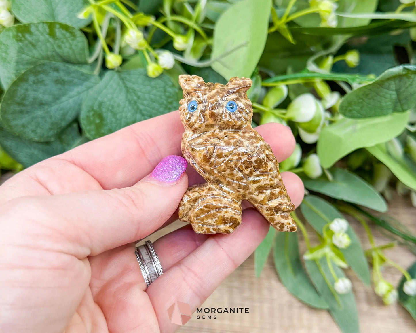 Hand-Carved Soapstone Owls (2”) – Unique & Symbolic Spirit Animal Figurines - Metaphysical Crystals