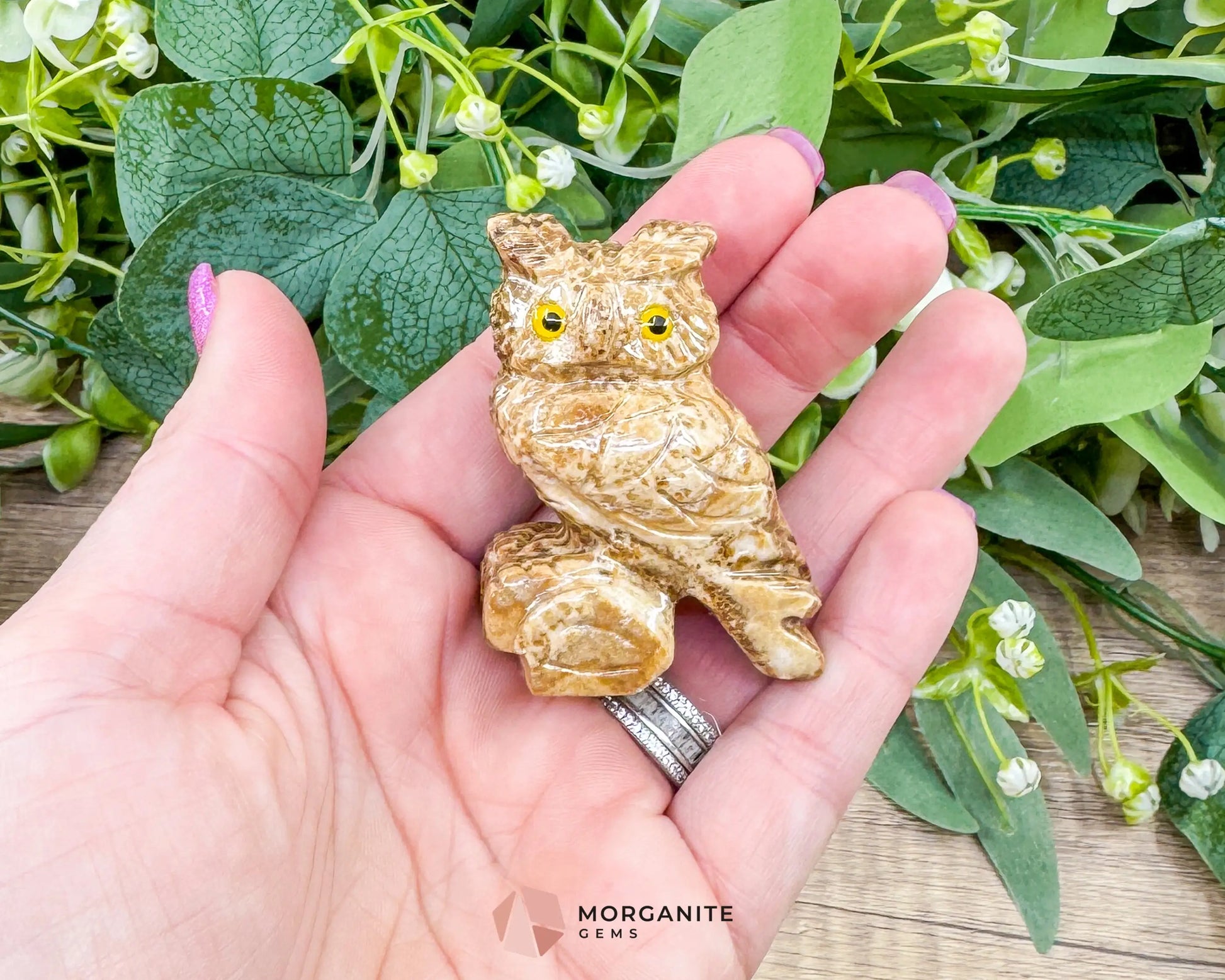 Hand-Carved Soapstone Owls (2”) – Unique & Symbolic Spirit Animal Figurines - Metaphysical Crystals
