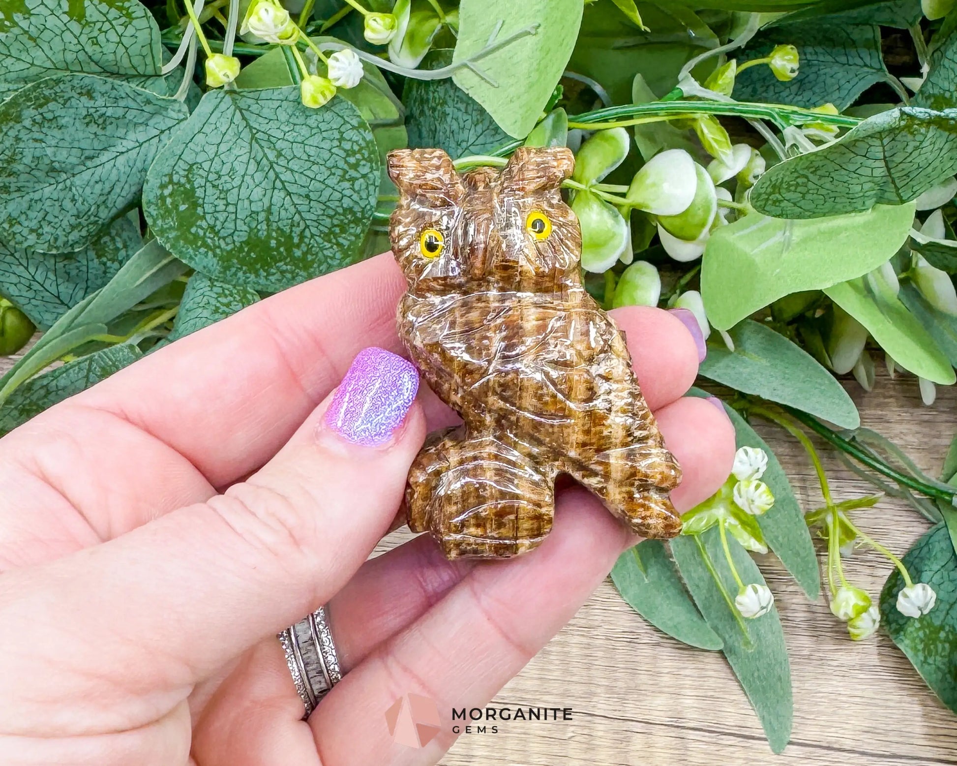 Hand-Carved Soapstone Owls (2”) – Unique & Symbolic Spirit Animal Figurines - Metaphysical Crystals