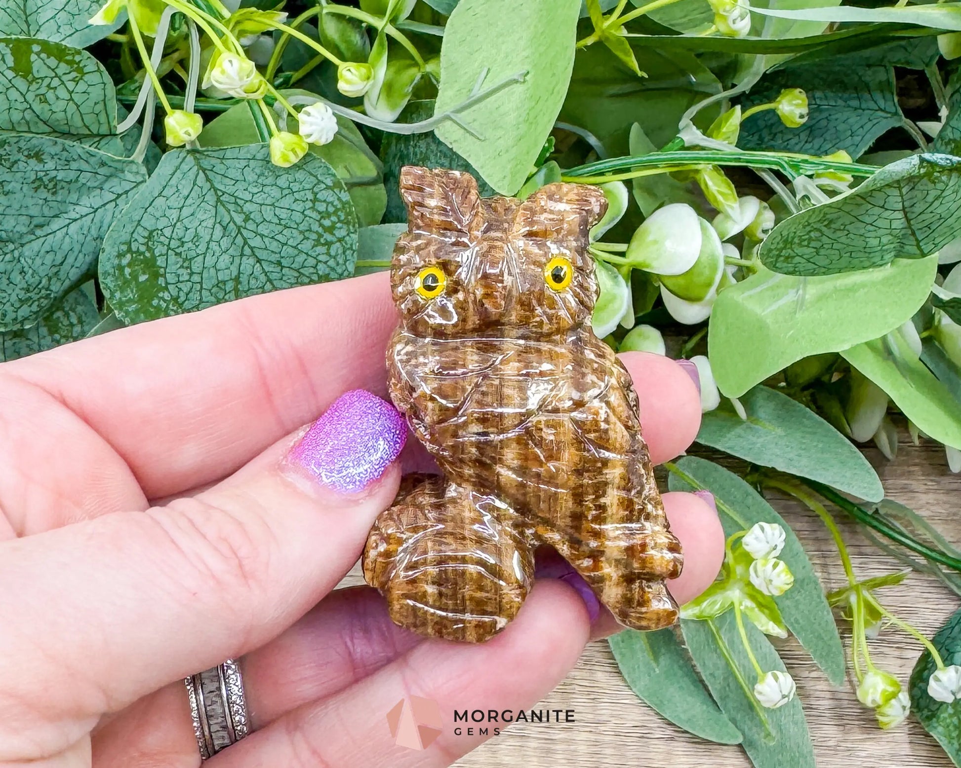 Hand-Carved Soapstone Owls (2”) – Unique & Symbolic Spirit Animal Figurines - Metaphysical Crystals