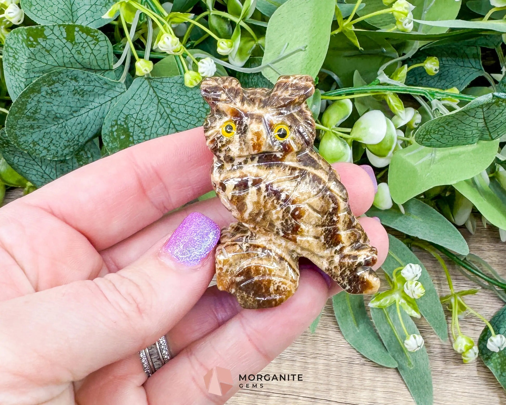 Hand-Carved Soapstone Owls (2”) – Unique & Symbolic Spirit Animal Figurines - Metaphysical Crystals