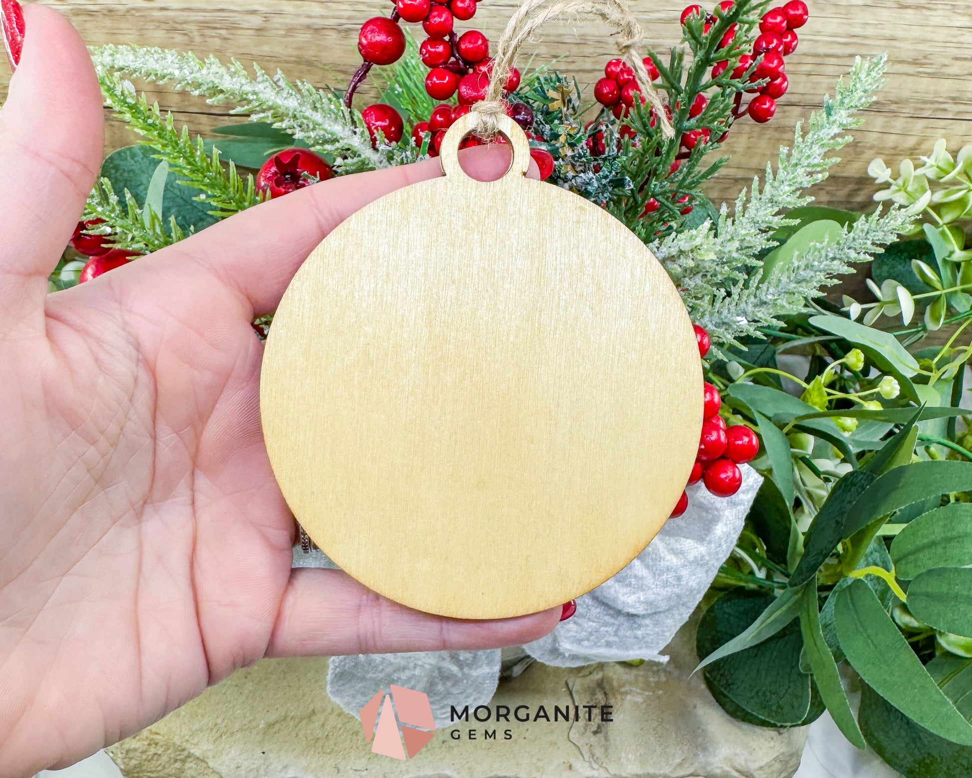 Handmade Agate Bird Christmas Ornament (90mm) - Boho Gemstone Holiday Decor in Red Blue Purple & Yellow - Home & Living