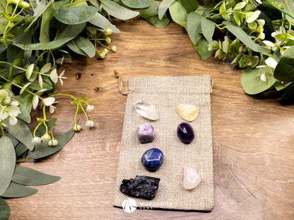 Healing Support Crystal Set – Restore Balance and Inner Strength