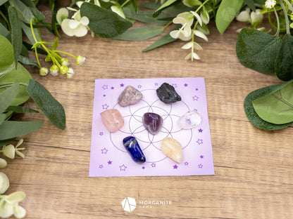 Healing Support Crystal Set – Restore Balance and Inner Strength