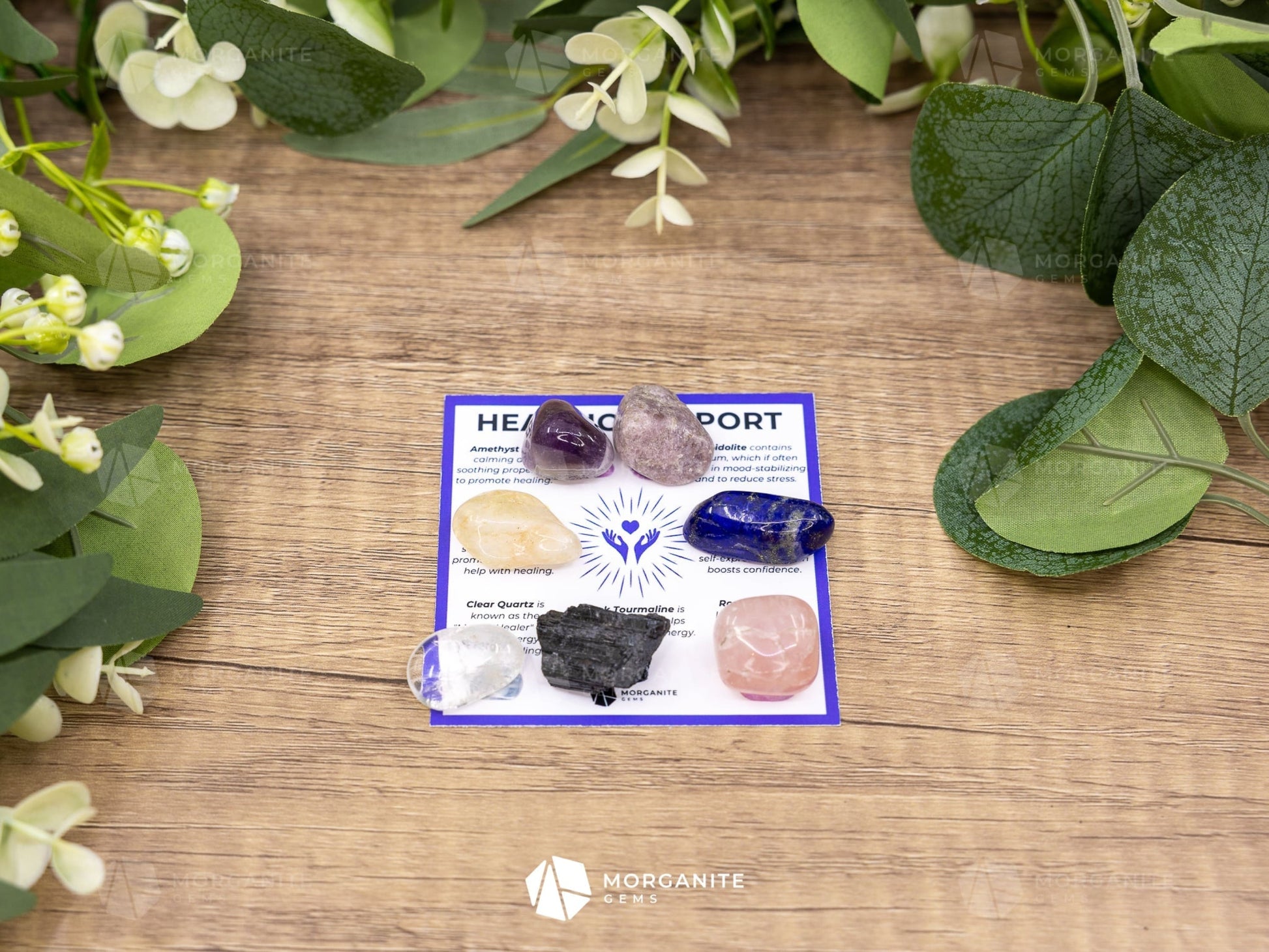 Healing Support Crystal Set – Restore Balance and Inner Strength