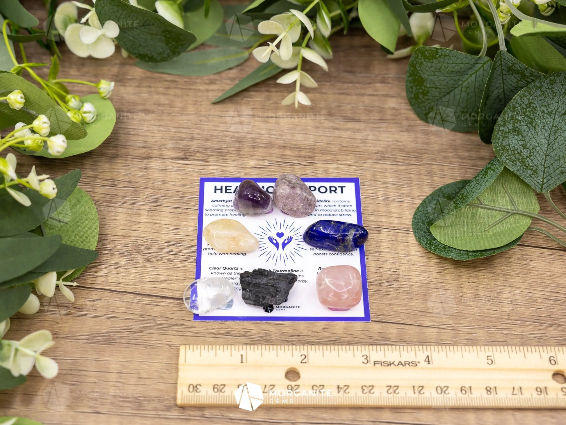 Healing Support Crystal Set – Restore Balance and Inner Strength