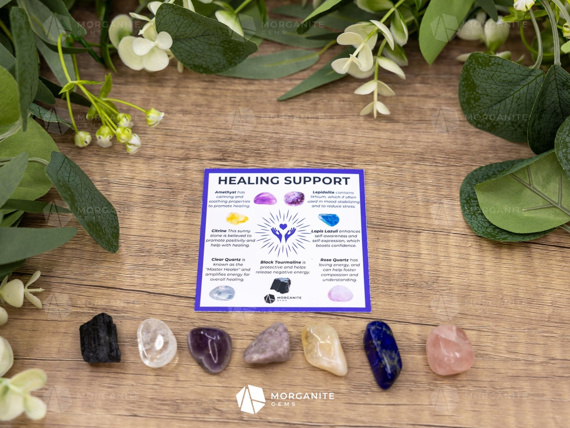 Healing Support Crystal Set – Restore Balance and Inner Strength - Mini