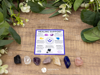 Healing Support Crystal Set – Restore Balance and Inner Strength - Mini