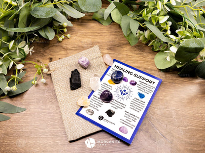 Healing Support Crystal Set – Restore Balance and Inner Strength - Standard