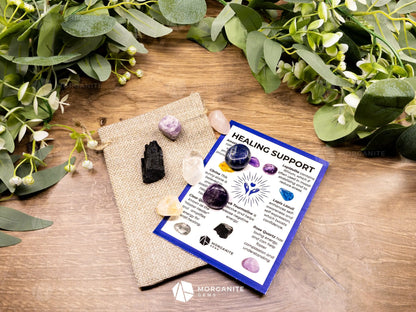 Healing Support Crystal Set – Restore Balance and Inner Strength - Standard