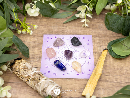 Healing Support Intention Gift Box-Morganite Gems