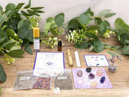 Healing Support Intention Gift Box-Morganite Gems