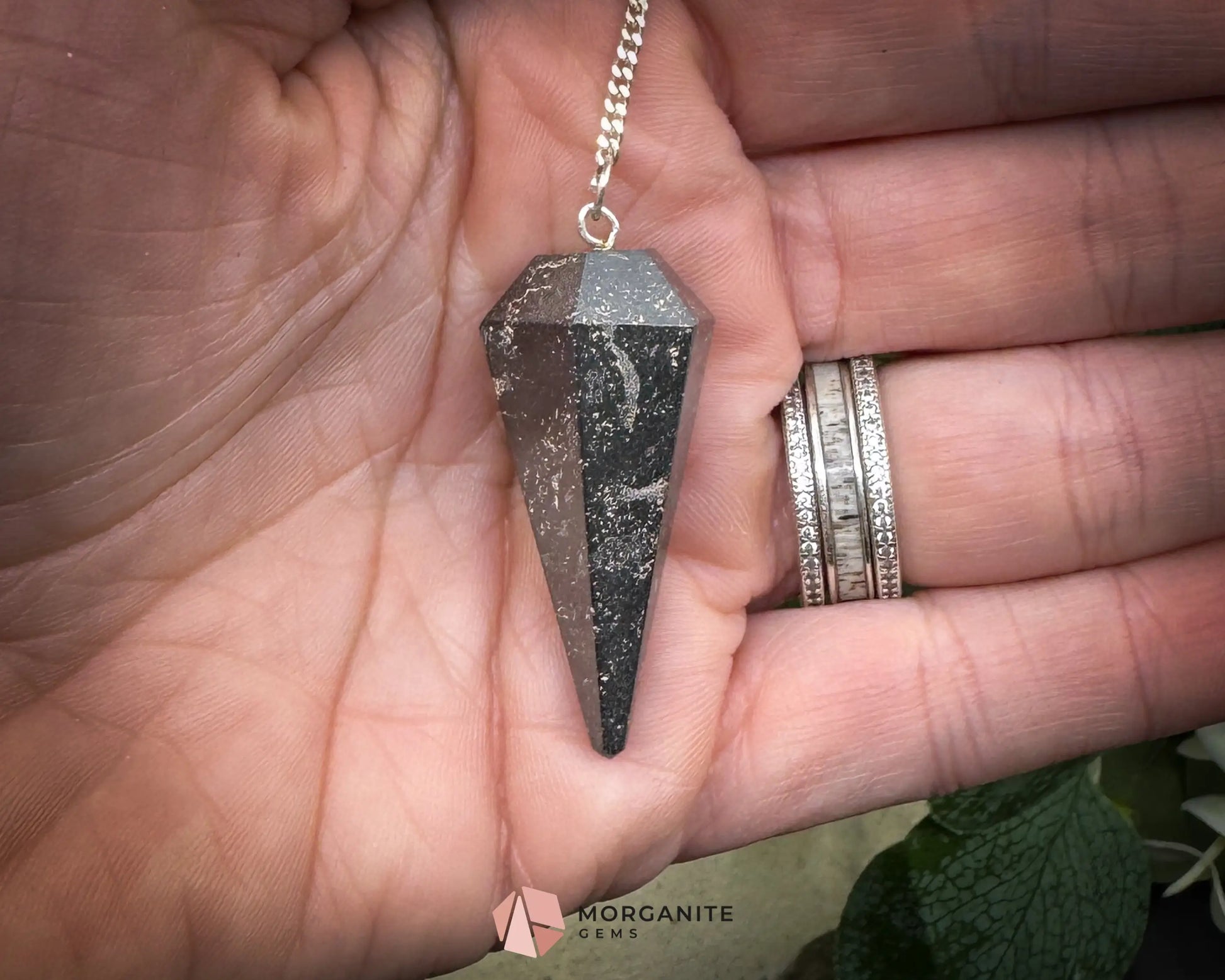 Hematite Pendulum for Grounding & Energy Protection - Metaphysical Crystals