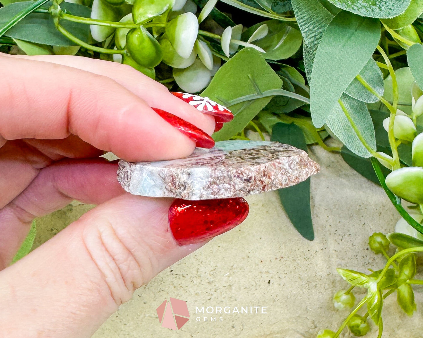 High-Quality Larimar Freeform No. 33 (24g) - Polished 2-Sided ’Stone of Atlantis’ - Perfect for Pendants - Metaphysical