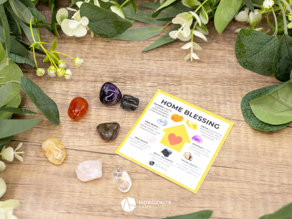 Home Blessing Crystal Set - Cleanse Protect and Invite Peace