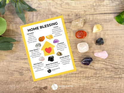 Home Blessing Crystal Set - Cleanse Protect and Invite Peace