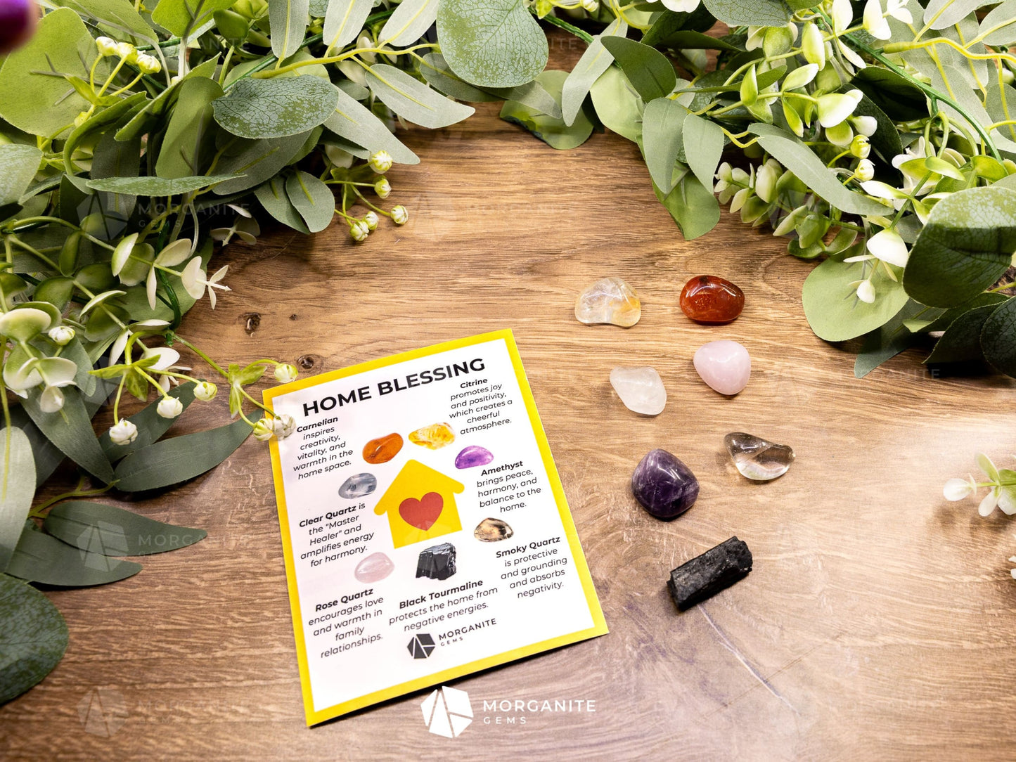 Home Blessing Crystal Set - Cleanse Protect and Invite Peace