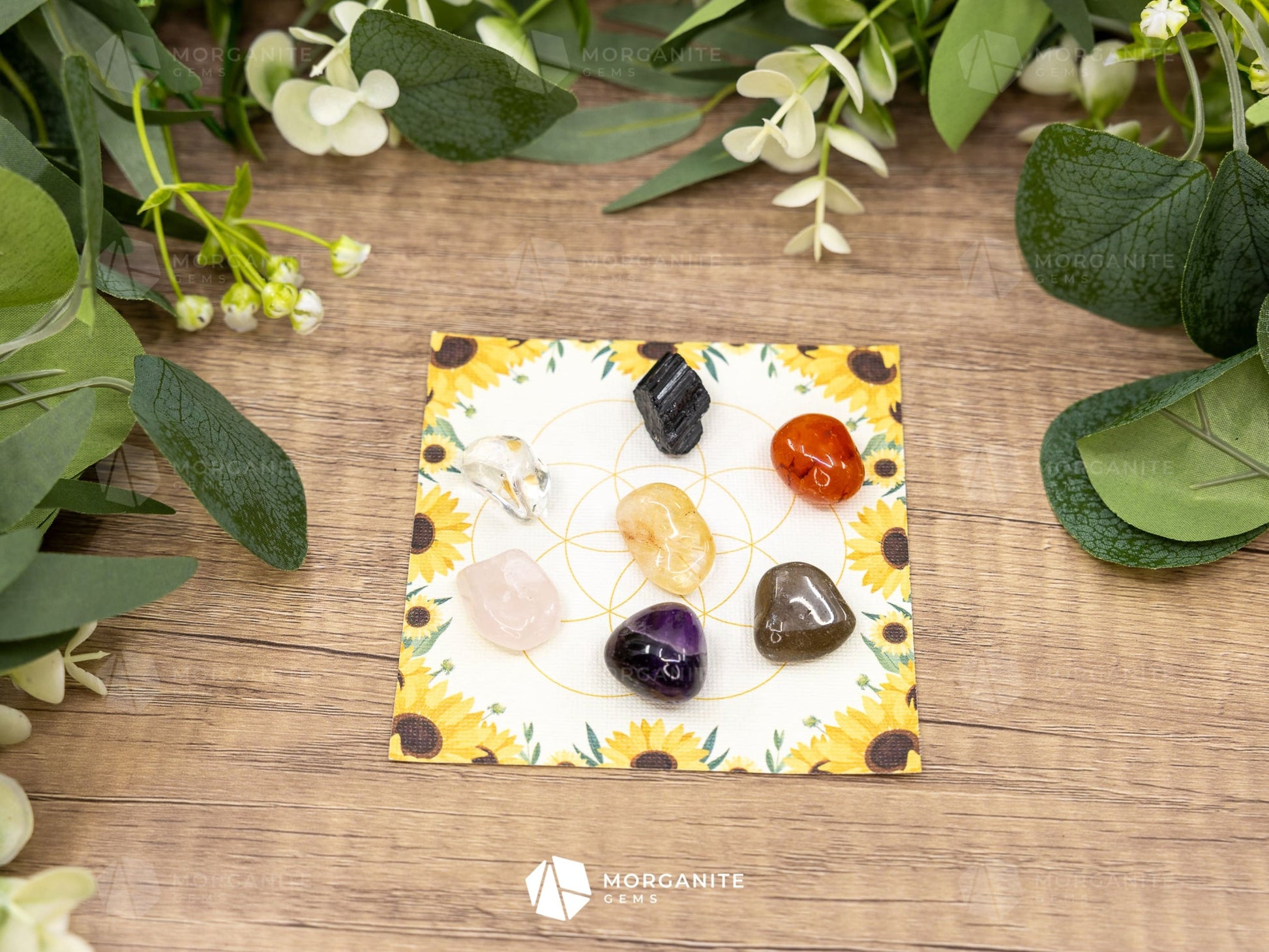 Home Blessing Crystal Set - Cleanse Protect and Invite Peace