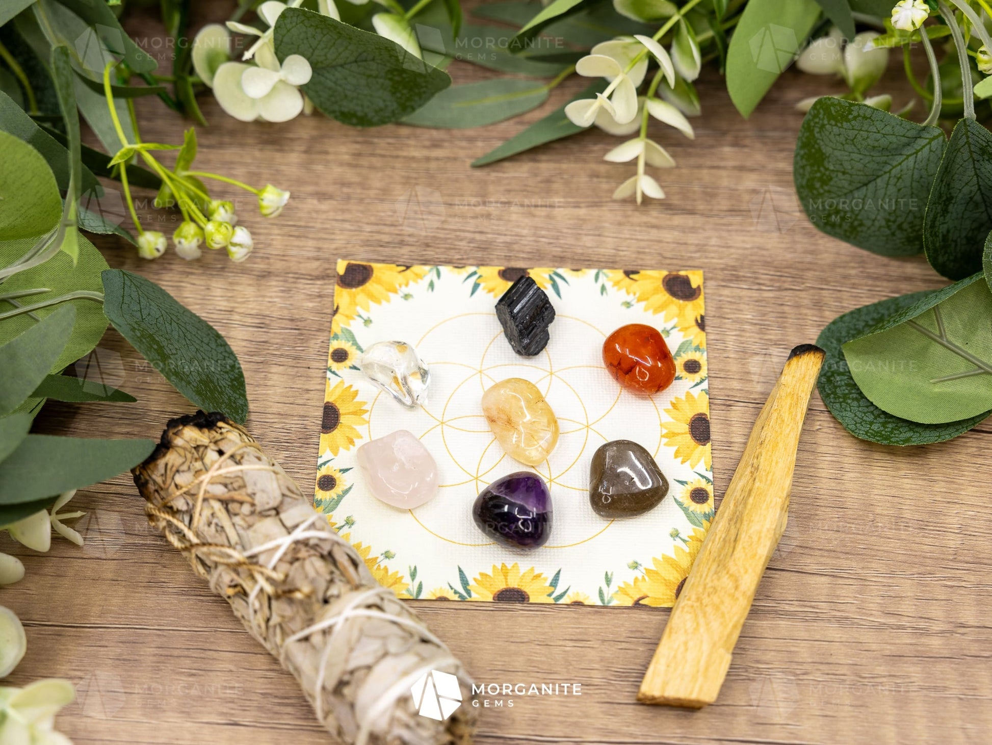 Home Blessing Crystal Set - Cleanse Protect and Invite Peace