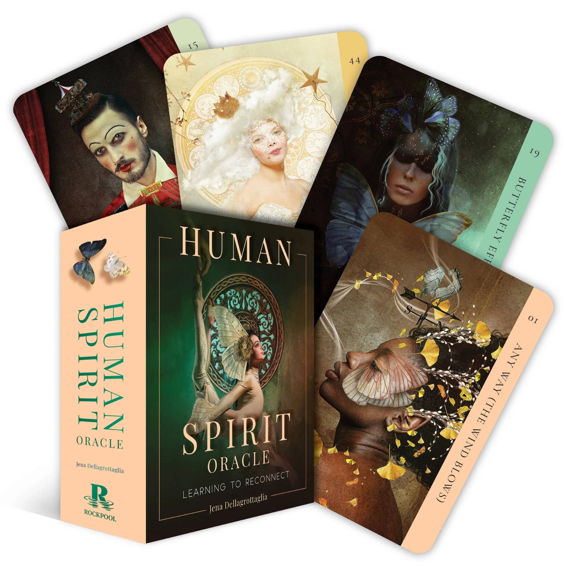 Human Spirit Oracle  (44 Gilded Cards & 128 Page Guidebook)-Morganite Gems