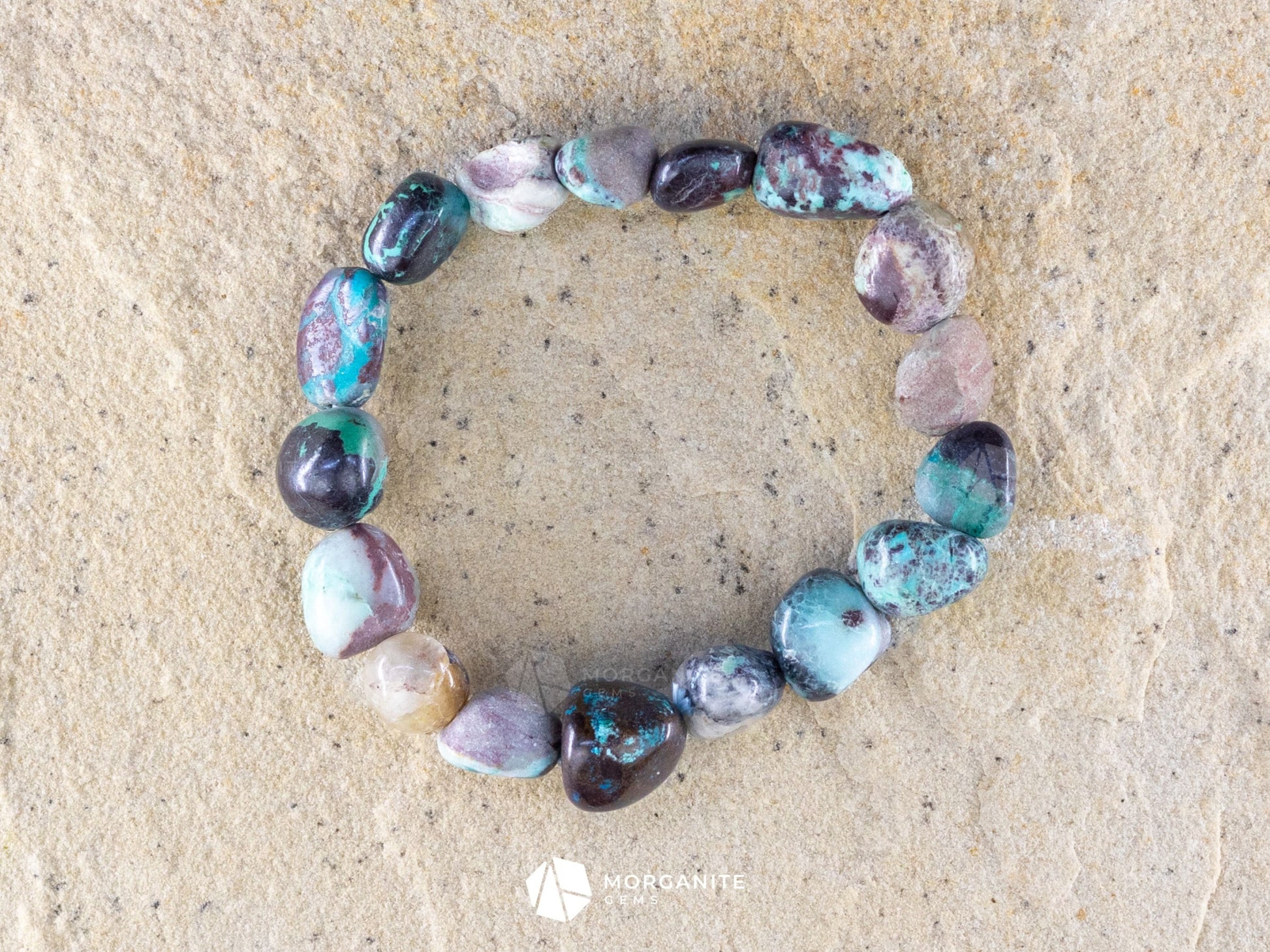 Imperial Jasper Bracelet-Morganite Gems