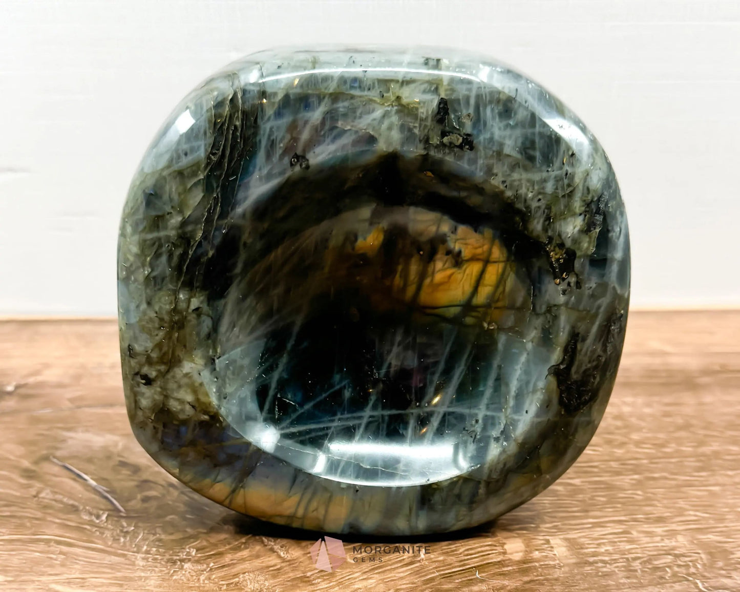 Labradorite Bowl All Polished-Morganite Gems